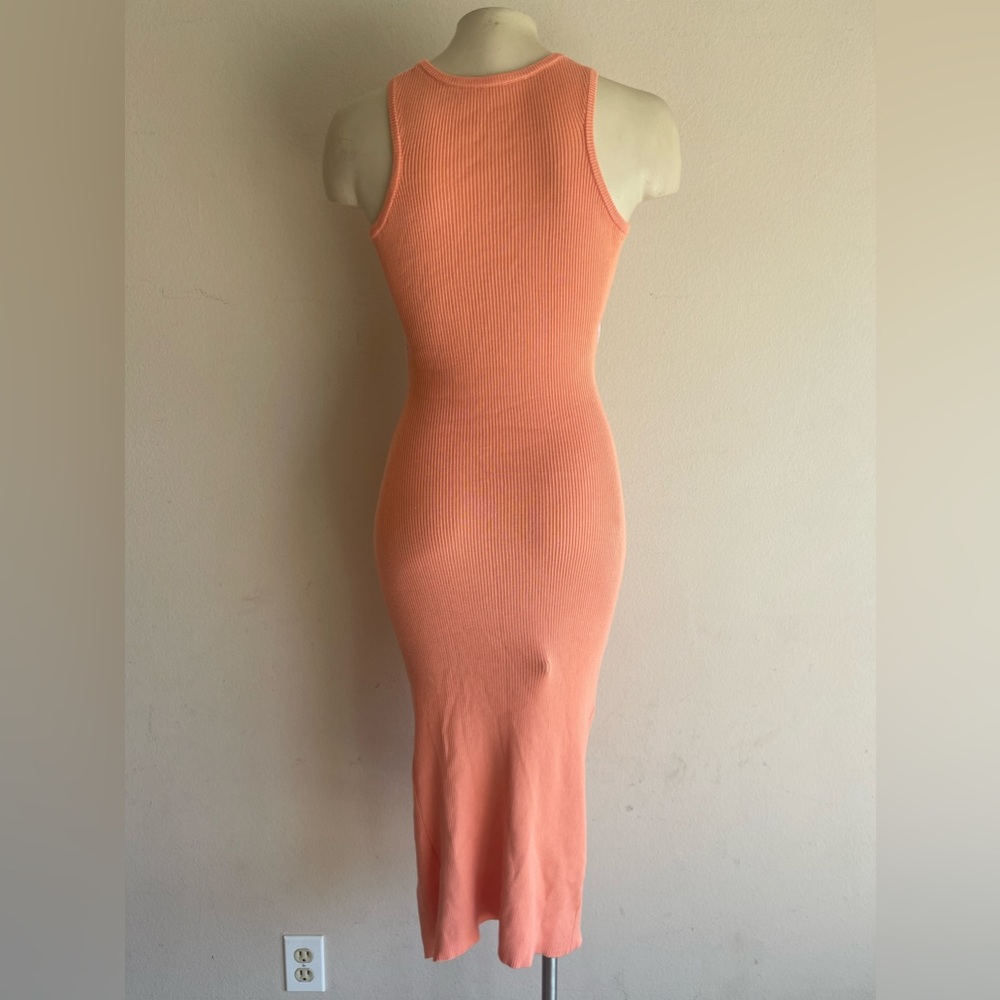 Womens Ribbed Maxi Dress - Picture 2 of 3